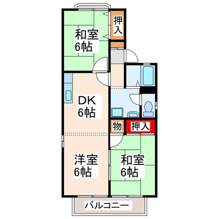 セジュール宮ノ前の物件間取画像